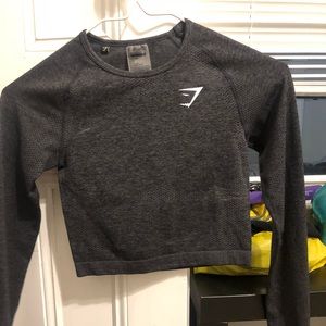 Gymshark seamless crop long sleeve